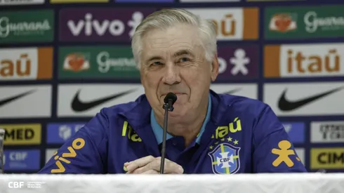 Carlo Ancelotti, técnico da Seleção Brasileira. Foto: Rafael Ribeiro/CBF