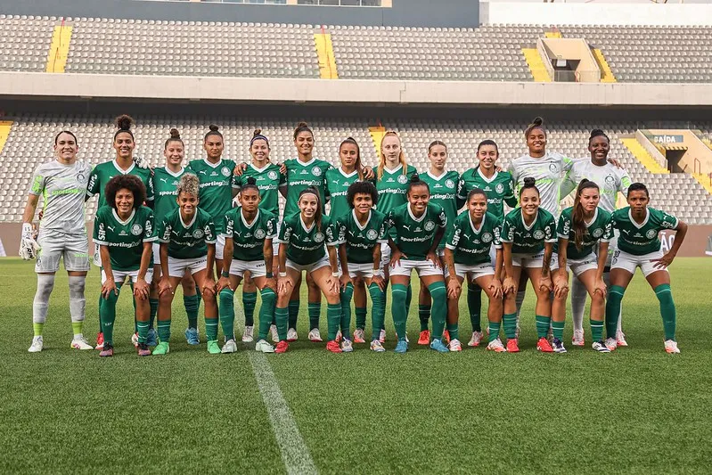 Elenco do Palmeiras na temporada (Reprodução/Rebeca Reis/Staff Images Woman/CBF)