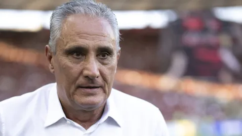 Tite tecnico do Flamengo durante partida contra o Nova Iguacu no estadio Maracana pelo campeonato Carioca 2024.