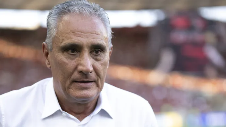 Tite tecnico do Flamengo durante partida contra o Nova Iguacu no estadio Maracana pelo campeonato Carioca 2024.