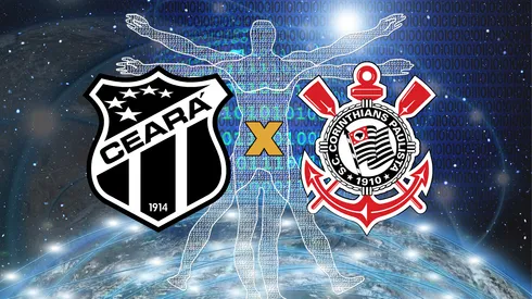 Inteligência artificial crava previsão para Ceará x Corinthians