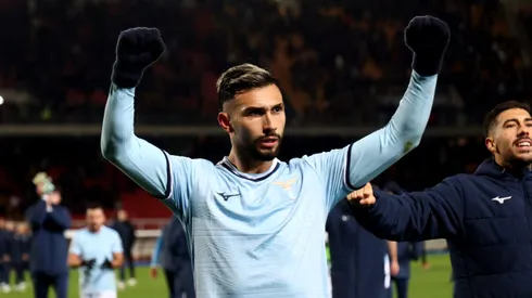 Taty Castellanos of Lazio celebrates after the Serie A match between Lecce and SS Lazio at Stadio Via del Mare on December 21, 2024 in Lecce, Italy.