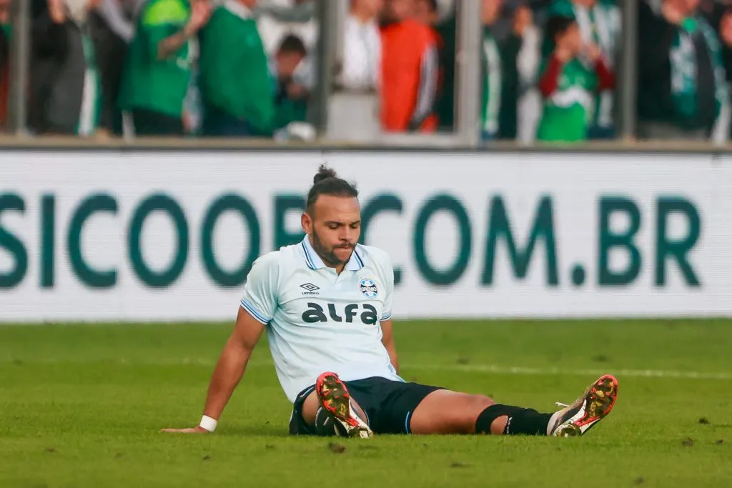 Grêmio não poderá contar com Braithwaite. Foto: Luiz Erbes/AGIF