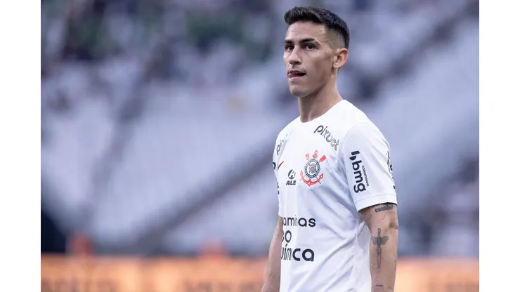 SP - SAO PAULO - 15/07/2023 - COPA DO BRASIL 2023, CORINTHIANS X AMERICA-MG - Matias Rojas jogador do Corinthians durante partida contra o America-MG no estadio Arena Corinthians pelo campeonato Copa do Brasil 2023. Foto: Ettore Chiereguini/AGIF