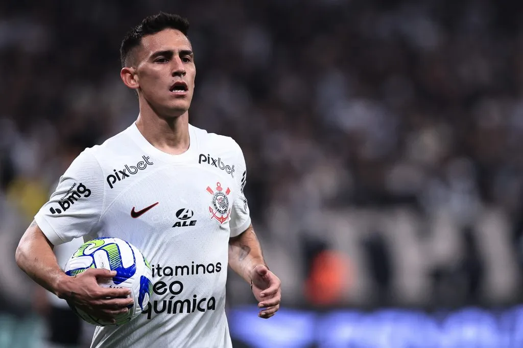 SP – SAO PAULO – 15/07/2023 – COPA DO BRASIL 2023, CORINTHIANS X AMERICA-MG – Matias Rojas jogador do Corinthians durante partida contra o America-MG no estadio Arena Corinthians pelo campeonato Copa do Brasil 2023. Foto: Ettore Chiereguini/AGIF