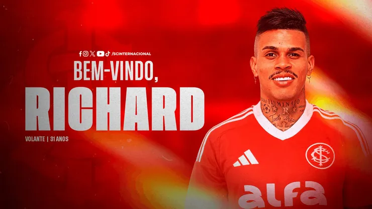 Richard, novo reforço do Internacion