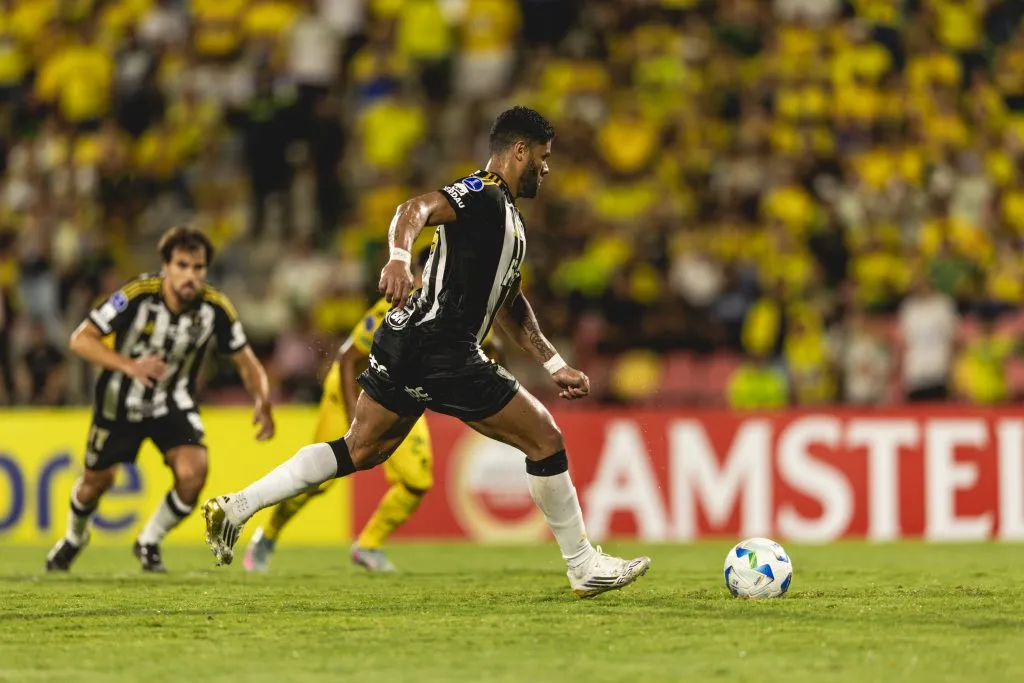 Hulk marcou gol da vitória do Galo na Colômbia. Fotoo: Atlético-MG