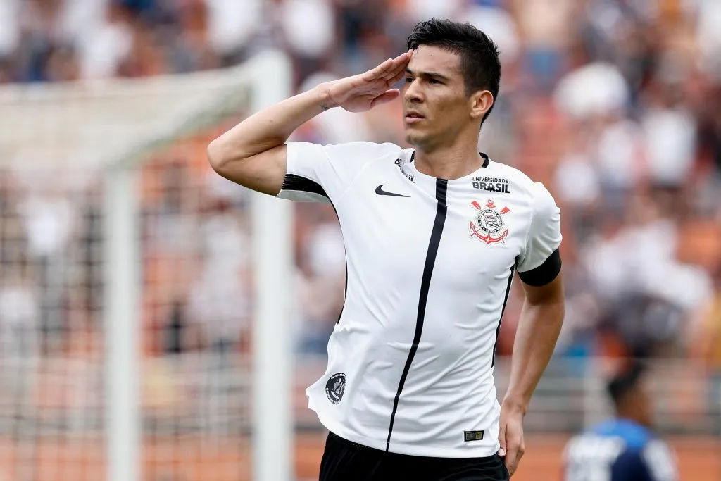 SP – Sao Paulo – 27/01/2018 – Paulista 2018, Corinthians X Sao Paulo – Balbuena jogador do Corinthians comemora seu gol, o segundo do Corinthians durante partida contra o Sao Paulo no estadio Pacaembu pelo campeonato Paulista 2018.Foto: Marcello Zambrana/AGIF
