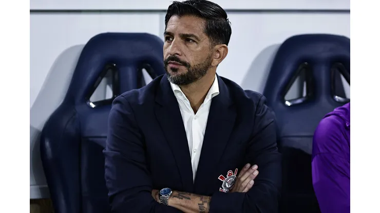 Emiliano durante confronto entre Palmeiras e Corinthians no Brasileirão 2025. Foto: Fabio Giannelli/AGIF