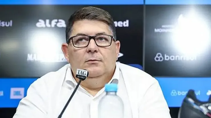 Vice-presidente de futebol do Grêmio, Alexandre Rossato. FOTO: LUCAS UEBEL/GRÊMIO