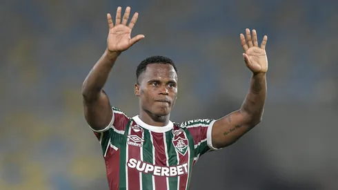 Jhon Arias em campo pelo Fluminense. Foto: Thiago Ribeiro/AGIF