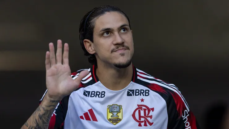 Pedro, atacante do Flamengo. Foto: Liamara Polli/AGIF