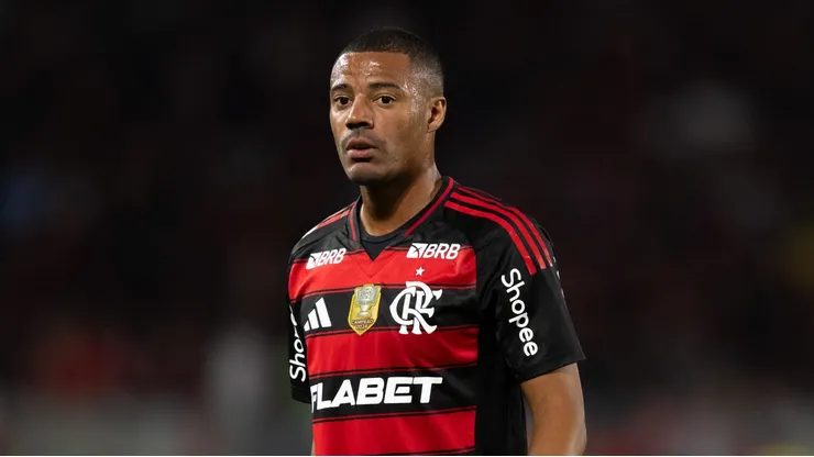 Nicolás de la Cruz em partida pelo Flamengo. Foto: Jorge Rodrigues/AGIF