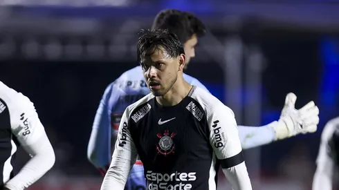 Ángel Romero em campo pelo Corinthians contra o São Paulo. Foto: Ricardo Moreira/Getty Images
