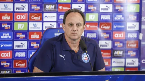 Rogério Ceni, técnico do Bahia, em entrevista após partida contra o Fortaleza (Imagem: Rafael Rodrigues/EC Bahia)