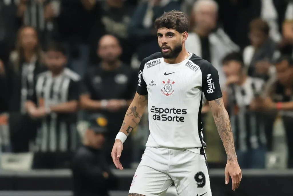 MG – BELO HORIZONTE – 24/05/2025 – BRASILEIRO A 2025, ATLETICO-MG X CORINTHIANS – Yuri Alberto jogador do Corinthians durante partida contra o Atletico-MG no estadio Arena MRV pelo campeonato Brasileiro A 2025. Foto: Gilson Lobo/AGIF