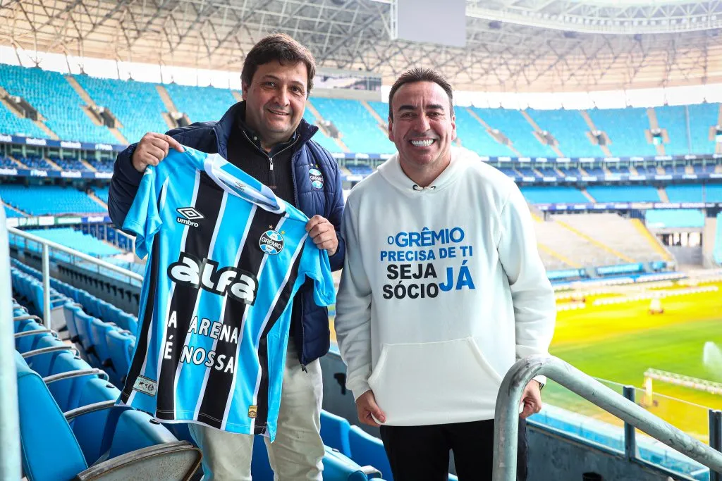 Alberto Guerra e Marcelo Marques irão se reunir nesta semana para discutir possíveis contratações. Foto: ANGELO PIERETTI/GRÊMIO FBPA