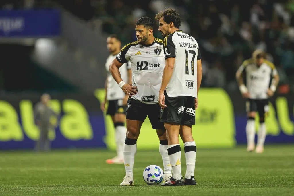 Hulk marca novamente de bola parada pelo Galo. Foto: Atlético-MG