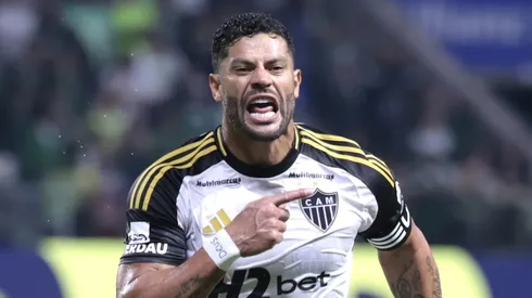 Hulk durante Palmeiras x Atlético-MG. Foto: Marcello Zambrana/AGIF