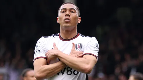 Carlos Vinicius durante confronto entre Fulham e Manchester City na Premier League 2022/23.