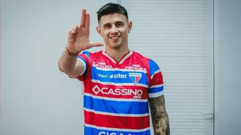 Adam Bareiro, novo reforço do Fortaleza (Foto: Mateus Lotif/Fortaleza EC)