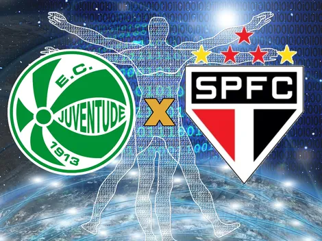 Juventude x São Paulo: IA crava resultado do jogo pelo Brasileirão
