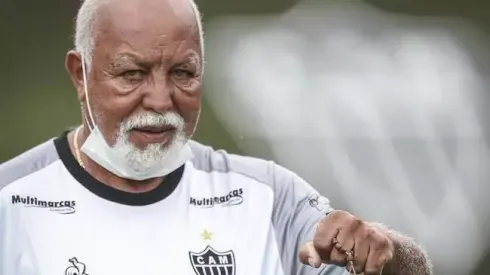 Belmiro de Oliveira, massagista do Galo por 55 anos. Foto: Pedro Souza / Atlético-MG