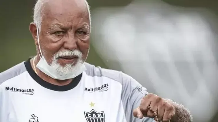 Belmiro de Oliveira, massagista do Galo por 55 anos. Foto: Pedro Souza / Atlético-MG
