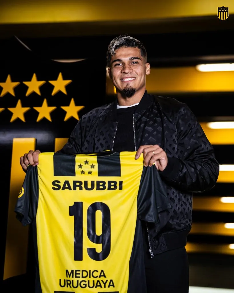 Matías Arezo foi apresentado pelo Peñarol nesta quarta-feira (23). Foto: Divulgação / Peñarol