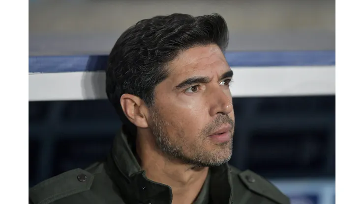 Abel Ferreira técnico do Palmeiras durante partida contra o Fluminense no estadio Maracana pelo campeonato Brasileiro A 2025.