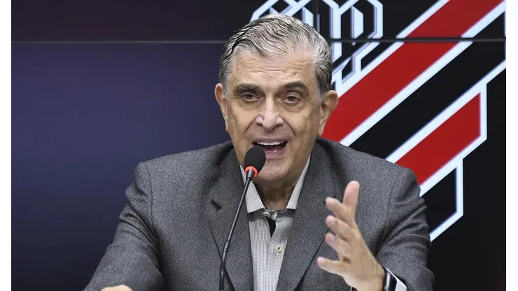 Petraglia, presidente do Athletico. Foto: Gustavo Oliveira/Athletico