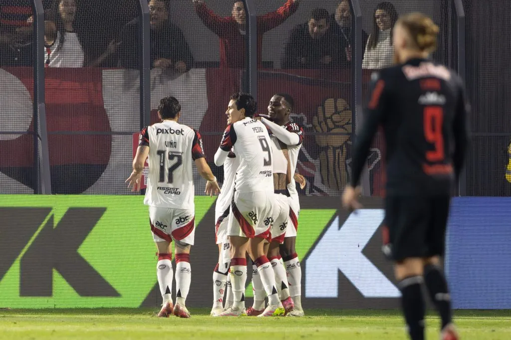 Flamengo derrota o Bragantino pelo Brasileirão. Foto: Joisel Amaral/AGIF