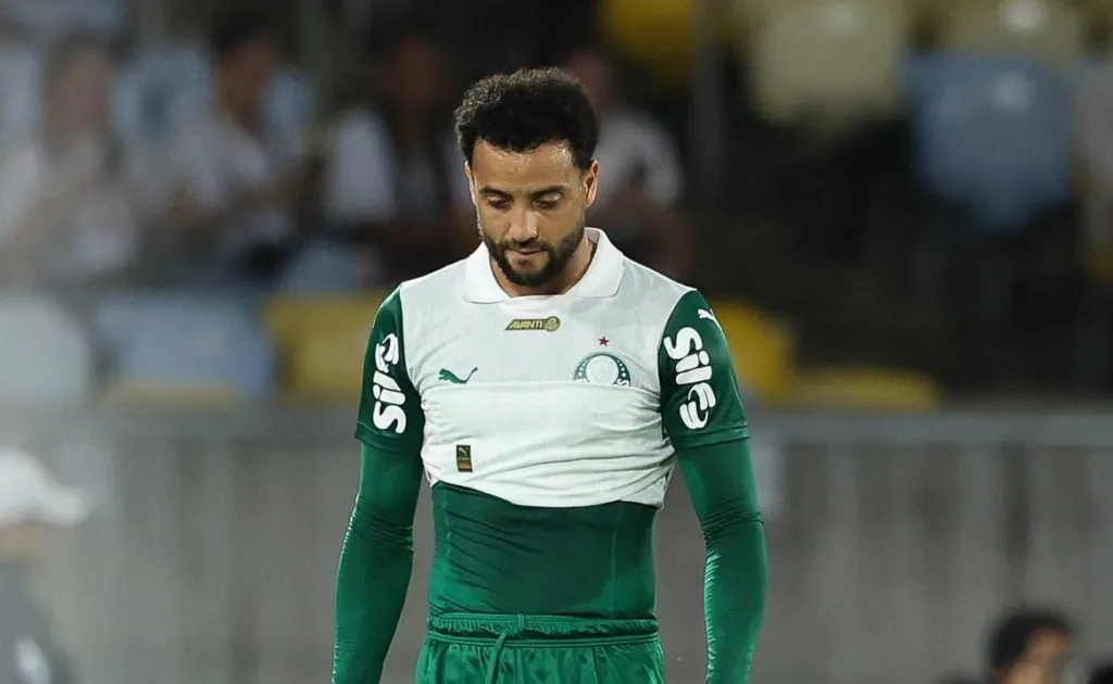 Felipe Anderson contra o Fluminense pelo Brasileirão. (Foto: Cesar Greco/Palmeiras/by Canon)