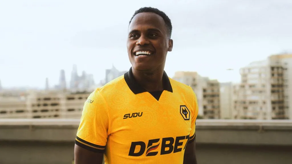 Jhon Arias foi anunciado pelo Wolverhampton. Foto: Divulgação/Site oficial do Wolves