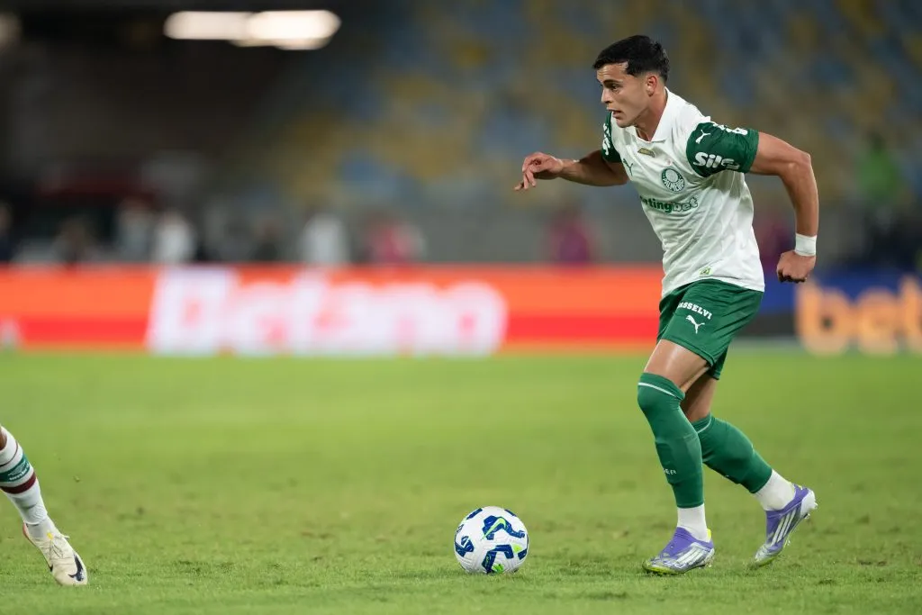 RJ – RIO DE JANEIRO – 23/07/2025 – BRASILEIRO A 2025, FLUMINENSE X PALMEIRAS – Sosa jogador do Palmeiras durante partida contra o Fluminense no estadio Maracana pelo campeonato Brasileiro A 2025. Foto: Jorge Rodrigues/AGIF