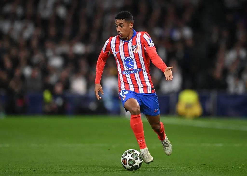 Samuel Lino atuando pelo Atlético de Madrid. (Foto: Denis Doyle/Getty Images)