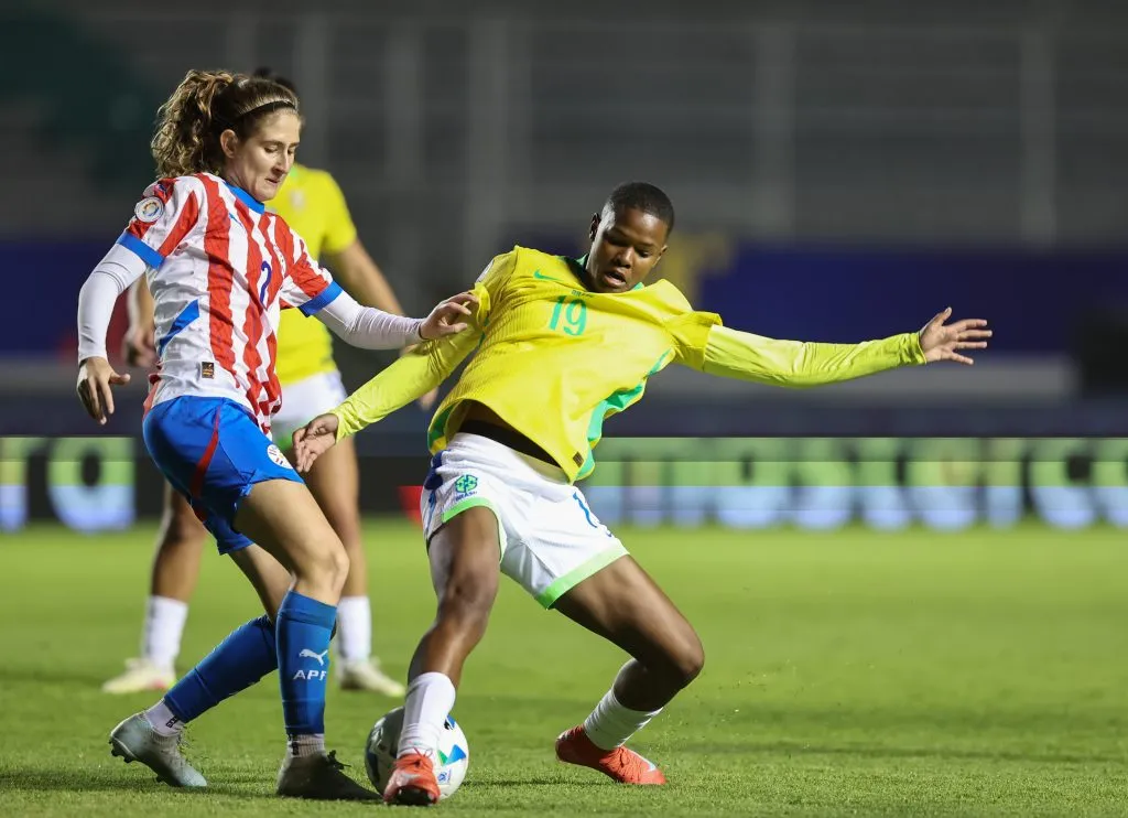 Jhonson atuando pela seleção brasileira Feminina (Reprodução/Lívia Villas Boas/CBF)