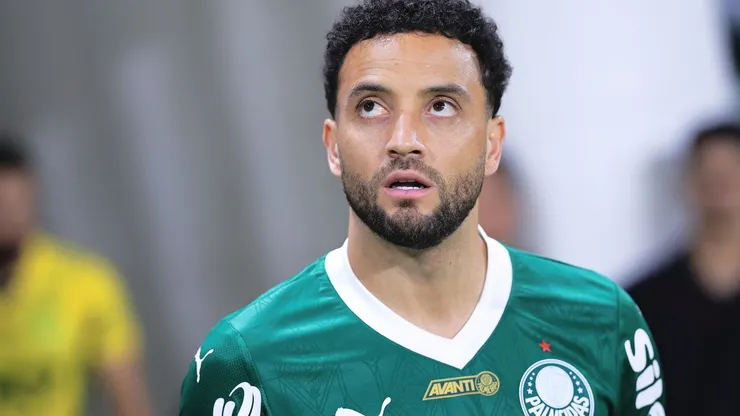 Felipe Anderson, meia do Palmeiras. Foto: Ettore Chiereguini/AGIF