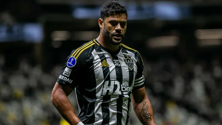 Hulk jogador do Atletico-MG durante partida contra o Atletico Bucamaranga no estadio Arena MRV pelo campeonato Copa Sul-americana 2025. Foto: Fernando Moreno/AGIF