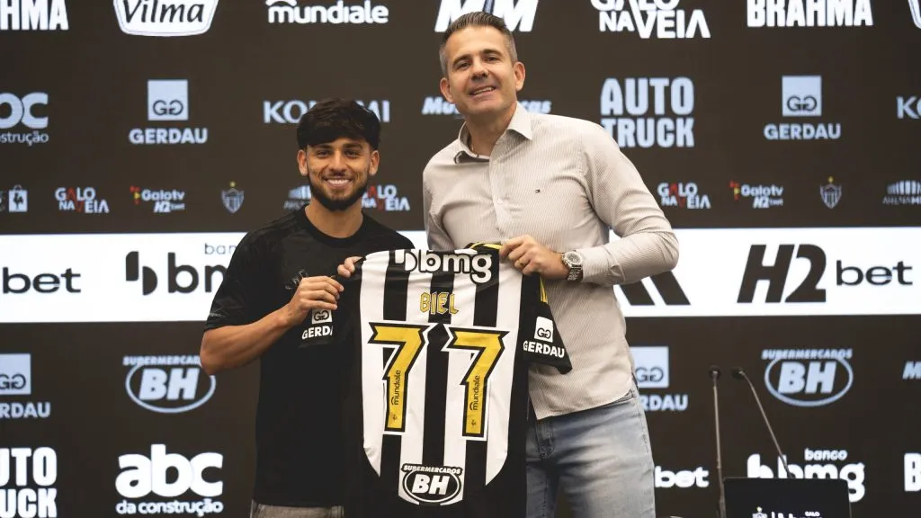 Biel estará à disposição de Cuca domingo, diante do Flamengo. Pedro Souza / Atlético
