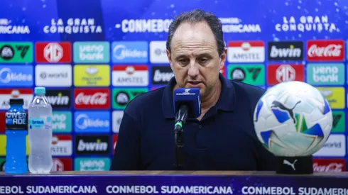 Rogério Ceni, técnico do Bahia, em entrevista coletiva após partida contra o América de Cali (Imagem: Divulgação/EC Bahia)