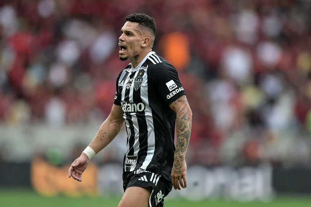 RJ – RIO DE JANEIRO – 03/11/2024 – COPA DO BRASIL 2024, FLAMENGO X ATLETICO-MG – Paulinho jogador do Atletico-MG durante partida contra o Flamengo no estadio Maracana pelo campeonato Copa Do Brasil 2024. Foto: Thiago Ribeiro/AGIF