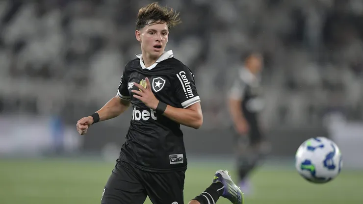RJ - RIO DE JANEIRO - 26/07/2025 - BRASILEIRO A 2025, BOTAFOGO X CORINTHIANS - Montoro jogador do Botafogo durante partida contra o Corinthians no estadio Engenhao pelo campeonato Brasileiro A 2025. Foto: Thiago Ribeiro/AGIF