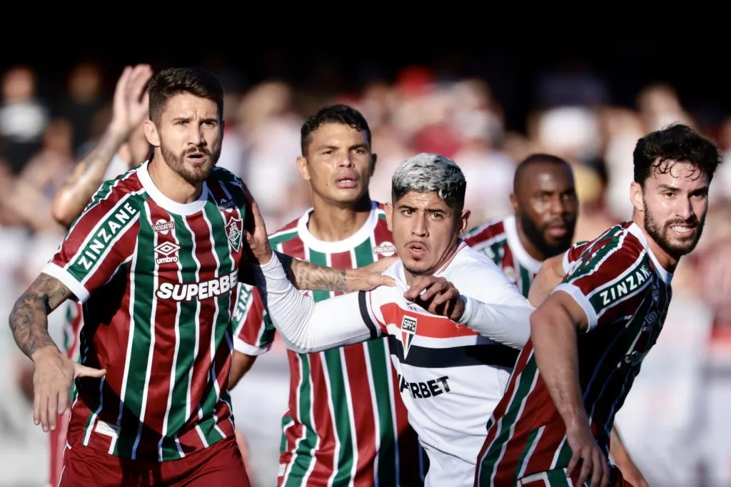 Fluminense x São Paulo pelo Campeonato Brasileiro A 2025. Foto: Marcello Zambrana/AGIF
