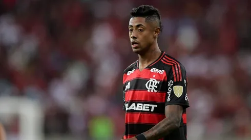 Bruno Henrique jogador do Flamengo durante partida contra o Deportivo Tachira no estadio Maracana pelo campeonato Copa Libertadores 2025. Foto: Thiago Ribeiro/AGIF