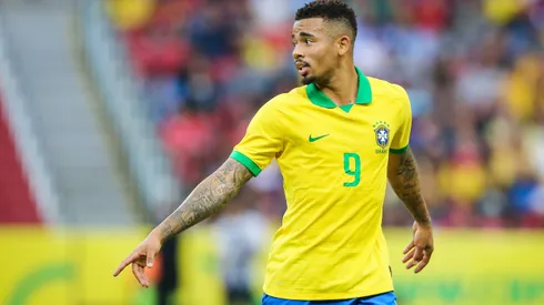Gabriel Jesus jogador do Brasil durante amistoso contra o Honduras no estadio Beira-Rio.