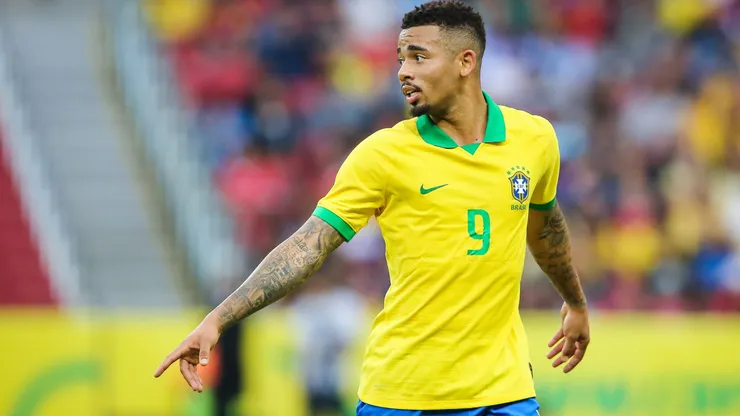 Gabriel Jesus jogador do Brasil durante amistoso contra o Honduras no estadio Beira-Rio.