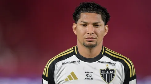 Rony jogador do Atletico-MG durante partida contra o Flamengo no estadio Maracana pelo campeonato Brasileiro A 2025.