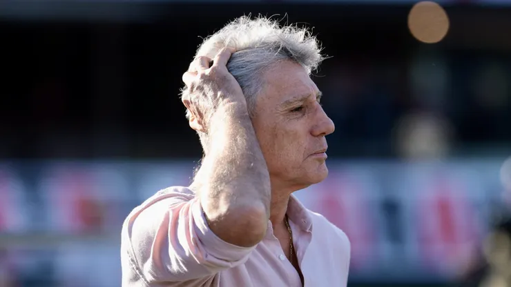 Renato Gaucho tecnico do Fluminense durante partida contra o Sao Paulo no estadio Morumbi pelo campeonato Brasileiro A 2025.