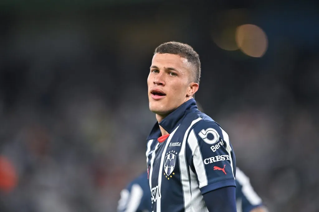 MONTERREY, MEXICO – APRIL 05: Nelson Deossa of Monterrey celebrates after scoring the team’s third goal during the 14th round match between Monterrey and Chivas as part of the Torneo Clausura 2025 Liga MX at BBVA Stadium on April 05, 2025 in Monterrey, Mexico. (Photo by Azael Rodriguez/Getty Images)